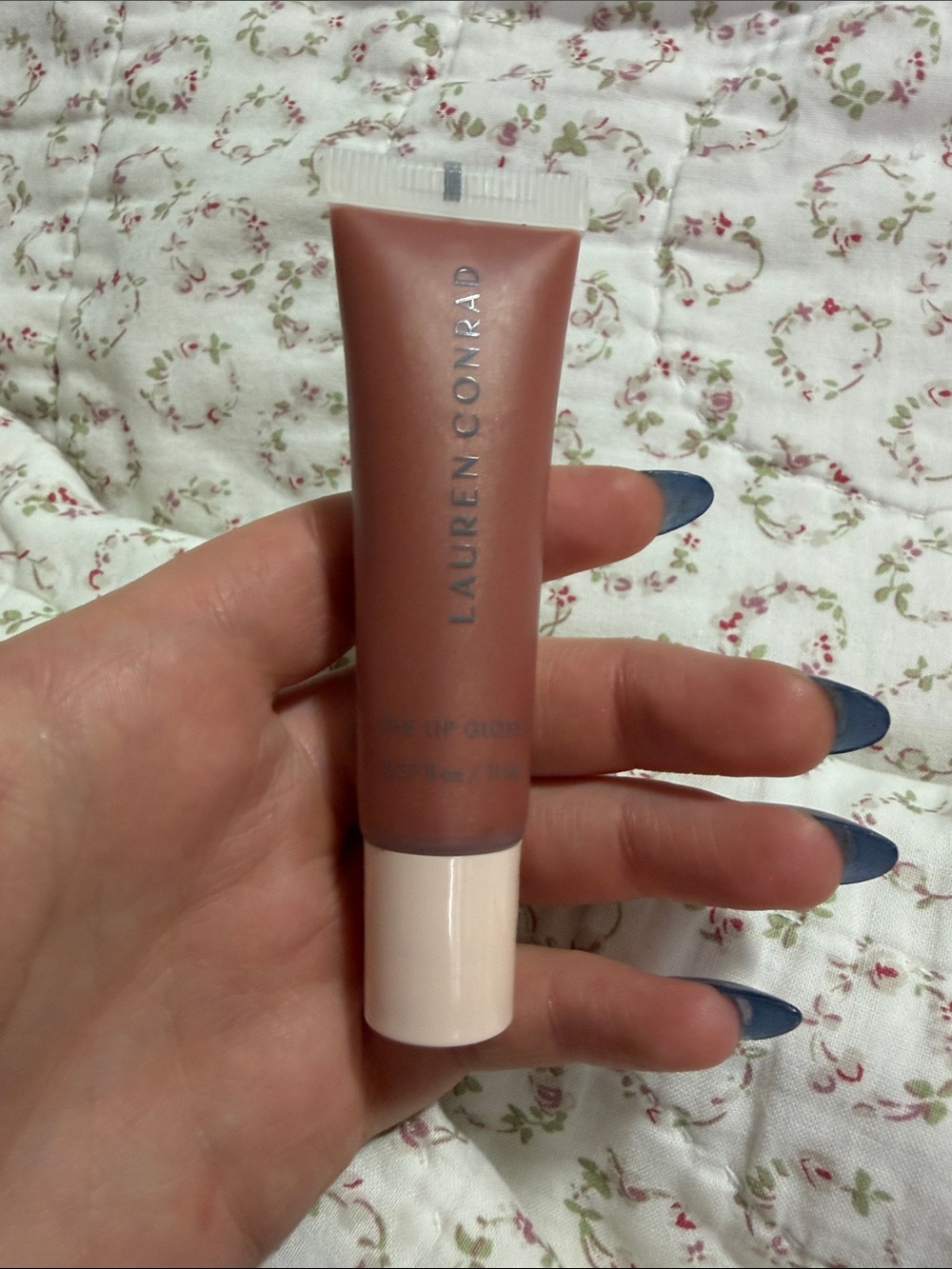 LC Lauren Conrad Lip Gloss Tube in Warm Mauve Brown